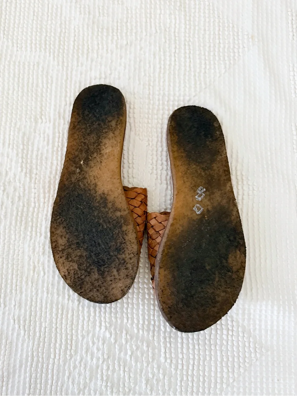 Mohinders Woven Sandal Slides Wide strap
